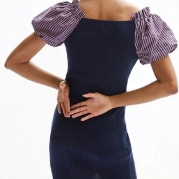 NWT MAEVE Anthropologie Puff Sleeve Dress - Picture 3 of 5